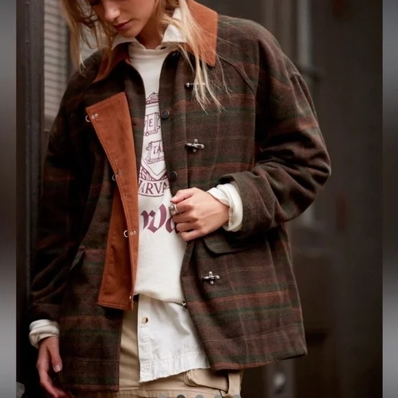 Free People We The Free Wool Barn Coat - Picture 5 of 16